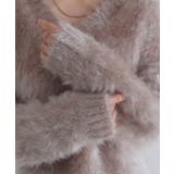 [ECLAM] シャギーＶネックニット ニット | Pierrot | 詳細画像6 