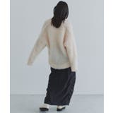 [ECLAM] シャギーＶネックニット ニット | Pierrot | 詳細画像22 