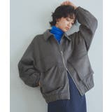 チャコール | [RASW]フェイクスエードフライトジャケット フライトジャケット フェイクスエ… | Pierrot