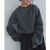 チャコール | [ECLAM] 裏起毛タックスリーブプルオーバー プルオーバー | Pierrot