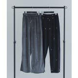 [ECLAM] フラワー刺繍ベロアワイドパンツ パンツ | Pierrot | 詳細画像2 