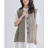 [ECLAM]サマーツイードタックジレベスト 旬 着映え | Pierrot | 詳細画像23 