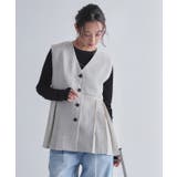 [ECLAM]サマーツイードタックジレベスト 旬 着映え | Pierrot | 詳細画像26 