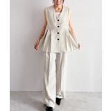 [ECLAM]サマーツイードタックジレベスト 旬 着映え | Pierrot | 詳細画像27 