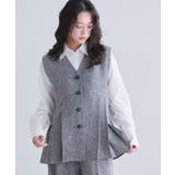 [ECLAM]サマーツイードタックジレベスト 旬 着映え | Pierrot | 詳細画像18 