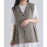 [ECLAM]サマーツイードタックジレベスト 旬 着映え | Pierrot | 詳細画像21 