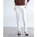 ノーマル/ホワイト | ストレッチスキニーデニムデニム ジーンズスキニー | Pierrot