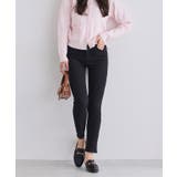 ノーマル/ブラック | アンクル丈 スキニー デニムパンツ | Pierrot