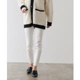 ノーマル/ホワイト | アンクル丈 スキニー デニムパンツ | Pierrot