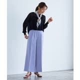 高見えワイドパンツ 美脚 ワイドパンツ 高見え レーヨン混 ワイド | Pierrot | 詳細画像21