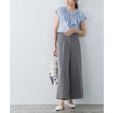 高見えワイドパンツ 美脚 ワイドパンツ 高見え レーヨン混 ワイド | Pierrot | 詳細画像13