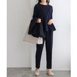 ダークネイビー | フリルセットアップ セットアップ フリル | Pierrot