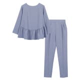 グレイッシュブルー | フリルセットアップ セットアップ フリル | Pierrot