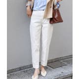 ホワイト | 【STORY 5月号掲載】センタープレスデニム デニム | Pierrot