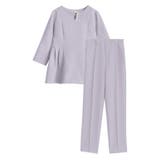 アイスグレー | 【STORY 5月号掲載】キーネックパールブラウスセットアップ セットアップ | Pierrot