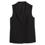 ブラック | テーラードジレ ジレ テーラード | Pierrot