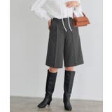 チャコール | タックハーフパンツ ハーフパンツ きれいめ | Pierrot
