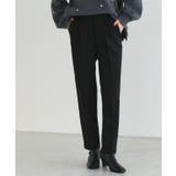 ブラック | 10サイズ展開 高見えゆるテーパードパンツ 10サイズ展開 | Pierrot