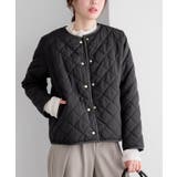 ブラック×ブラック | 選べる丈キルティングコート コート キルティング | Pierrot