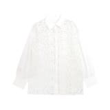 オフホワイト | ケミカルレースシャツ シャツ ケミカルレース | Pierrot