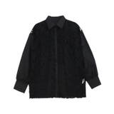 ブラック | ケミカルレースシャツ シャツ ケミカルレース | Pierrot