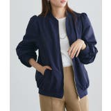 ネイビー | パフスリーブMA 1ブルゾン MA | Pierrot