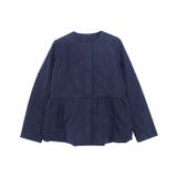 ネイビー | ノーカラーフレアキルティングブルゾン ブルゾン ノーカラー | Pierrot