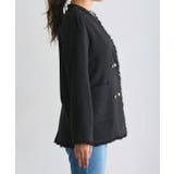 ノーカラーフリンジツイードジャケット ジャケット ツイード | Pierrot | 詳細画像8