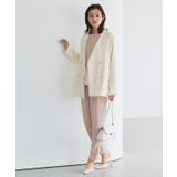 ノーカラーフリンジツイードジャケット ジャケット ツイード | Pierrot | 詳細画像19