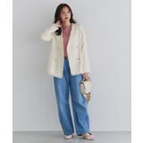 ノーカラーフリンジツイードジャケット ジャケット ツイード | Pierrot | 詳細画像23