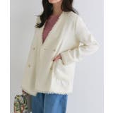 ノーカラーフリンジツイードジャケット ジャケット ツイード | Pierrot | 詳細画像24