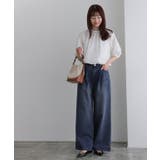 タックワイドデニム デニムパンツ ワイドシルエット | Pierrot | 詳細画像25 