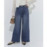 タックワイドデニム デニムパンツ ワイドシルエット | Pierrot | 詳細画像22 