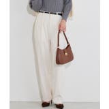 オフホワイト | センタープレスタックテーパードパンツ パンツ テーパードパンツ | Pierrot