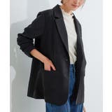 ブラック | テーラードシングルジャケット ジャケット テーラード | Pierrot