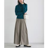 インタックワイドパンツ ワイドパンツ 縦ライン | Pierrot | 詳細画像28