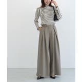 インタックワイドパンツ ワイドパンツ 縦ライン | Pierrot | 詳細画像31