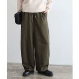 カーキ | ギャザーツイルカーブパンツ パンツ カーブ | Pierrot