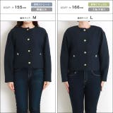 ゴールドボタンノーカラージャケット ジャケット ゴールド | Pierrot | 詳細画像12 