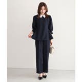 2WAY選べる襟ペプラムセットアップ セットアップ 2WAY | Pierrot | 詳細画像39 