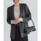 チャコール | 選べる接触冷感リネンライクジャケット テーラード きちんと感 | Pierrot