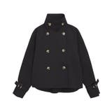 ネイビー | キャンディースリーブショートトレンチコート トレンチコート ショート丈 | Pierrot