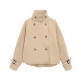 ベージュ | キャンディースリーブショートトレンチコート トレンチコート ショート丈 | Pierrot