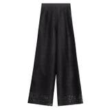 ブラック | クロシェレースパンツ パンツ レース | Pierrot