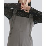 ブラック | ストレッチレースロンT Tシャツ ストレッチ素材 | Pierrot