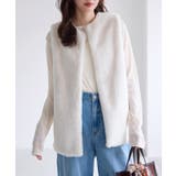 アイボリー | フェイクファージレ ジレ ファー | Pierrot