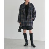 ブークレーチェックPコート Pコート チェック | Pierrot | 詳細画像29