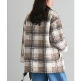 ブークレーチェックPコート Pコート チェック | Pierrot | 詳細画像17