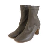 モカグレージュ | スクエアトゥストレッチブーツ ブーツ スクエアトゥ ストレッチ シンプル | Pierrot