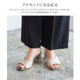 アシンメトリーアッパーサンダル サンダル 靴 | Pierrot | 詳細画像3